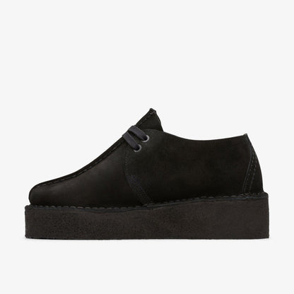 Trek Wedge Black Suede | Clarks for sale