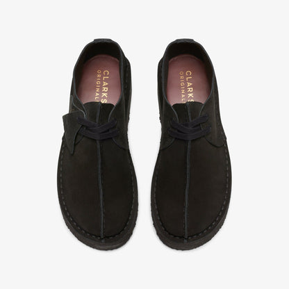 Trek Wedge Black Suede | Clarks for sale