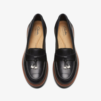 Westlynn Bella Black Leather | Clarks for sale