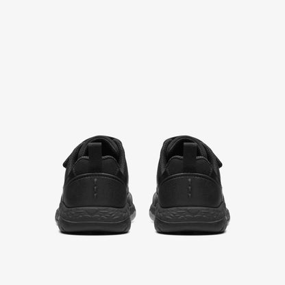 Steggy Stride Kid Black Leather | Clarks outlet