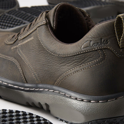Clarks Pro Lace Dark Brown Tumbled | Clarks online