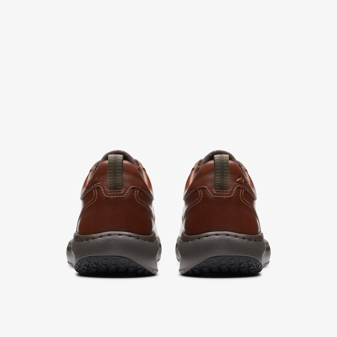 Clarks Pro Lace Dark Tan Leather | Clarks on Sale