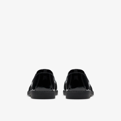 Scala Loafer Kid Black Patent | Clarks online