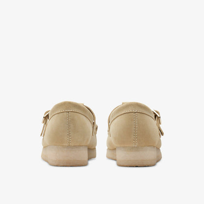 Wallabee T Bar Maple Suede | Clarks discount