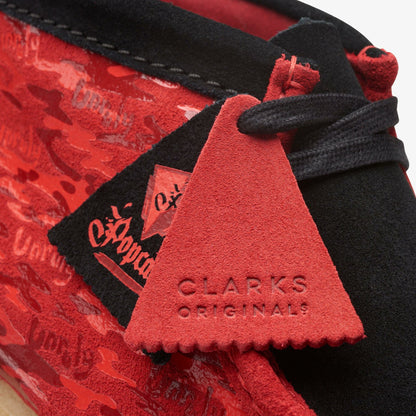 Wallabee Boot Red Camouflage | Clarks on Sale