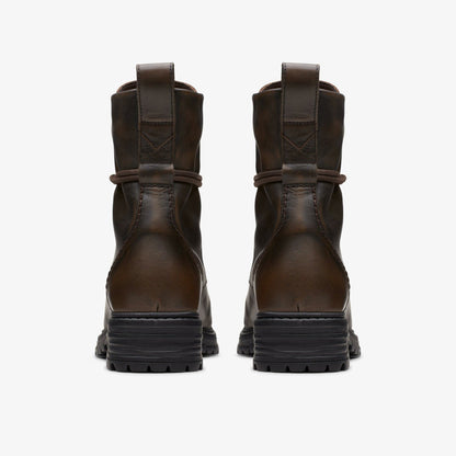 Rixley Lace Dark Brown Leather | Clarks for sale