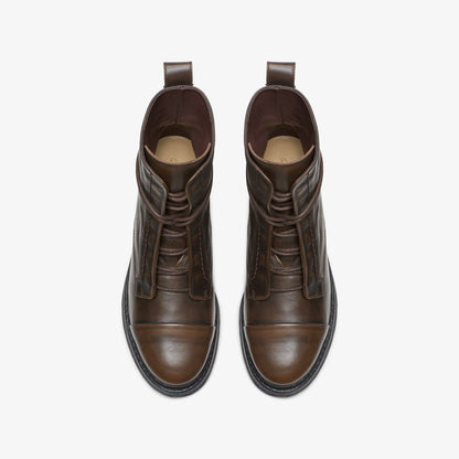 Rixley Lace Dark Brown Leather | Clarks for sale