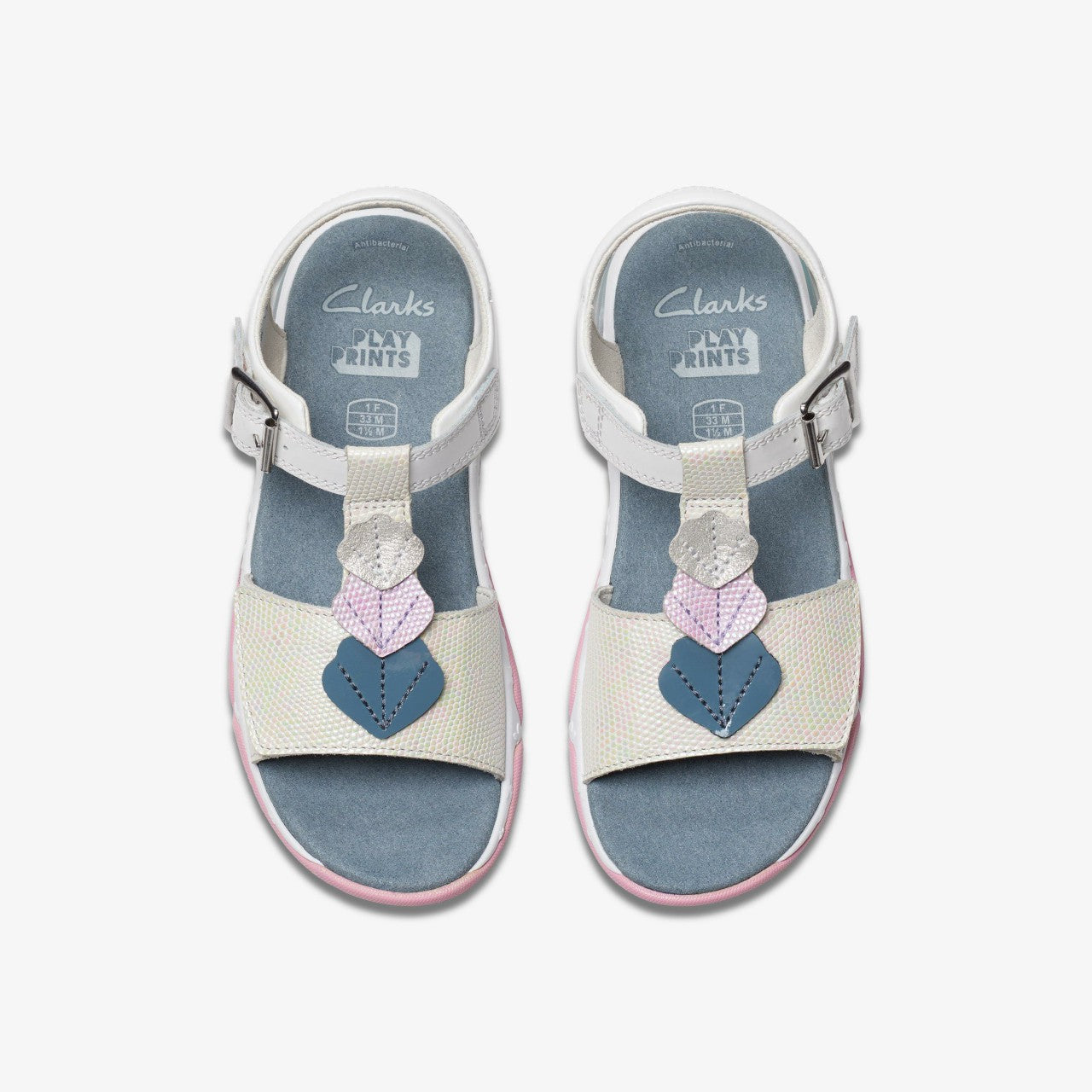 Osian Charm Kid White | Clarks discount