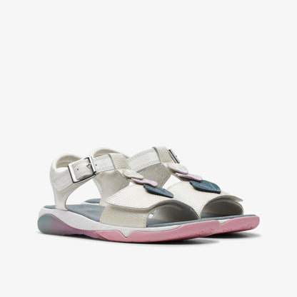 Osian Charm Kid White | Clarks discount