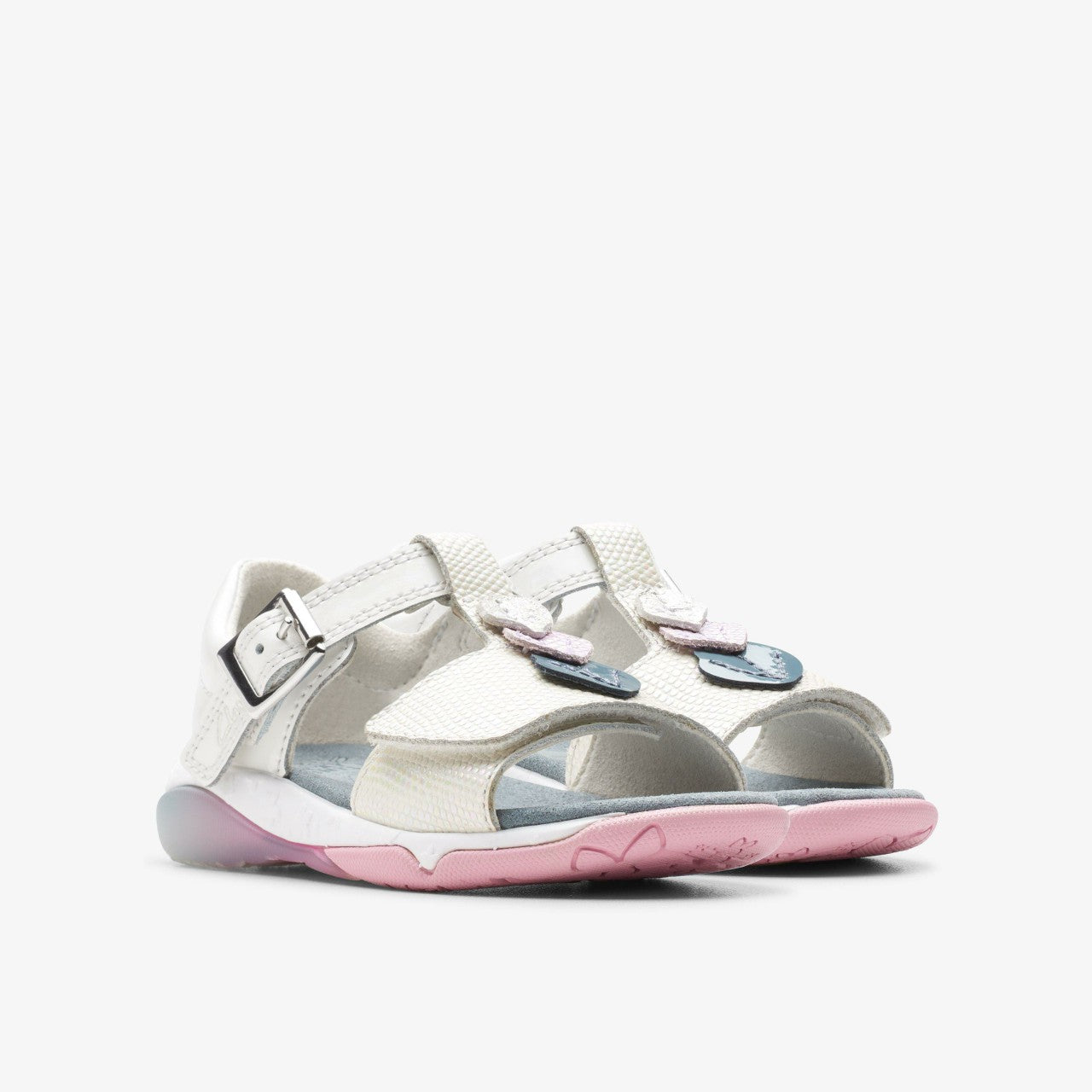Osian Charm Toddler White | Clarks discount