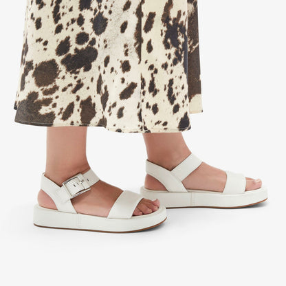 Alda Strap Off White Leather | Clarks on Sale
