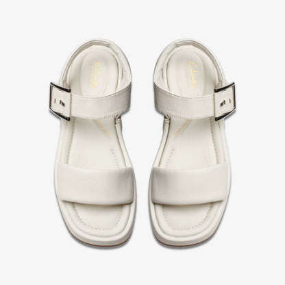Alda Strap Off White Leather | Clarks on Sale