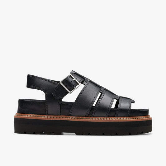 Orianna Twist Black Leather | Clarks for sale