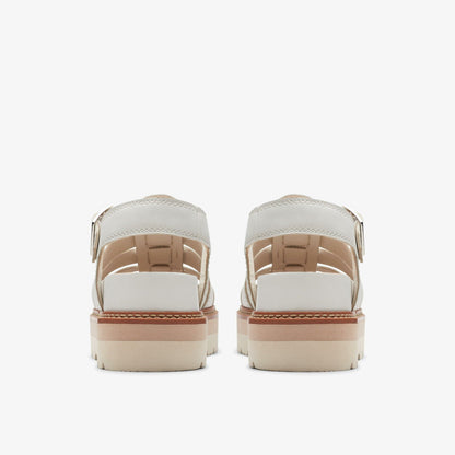 Orianna Twist Off White Leather | Clarks Sale