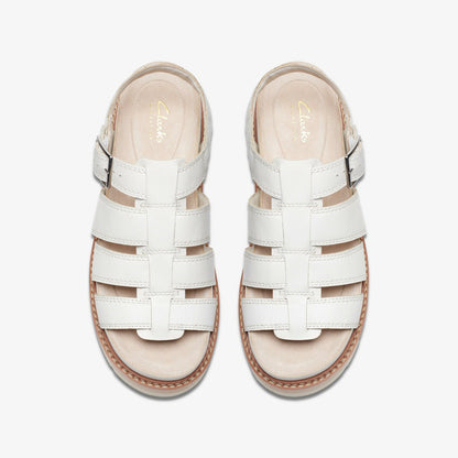 Orianna Twist Off White Leather | Clarks Sale