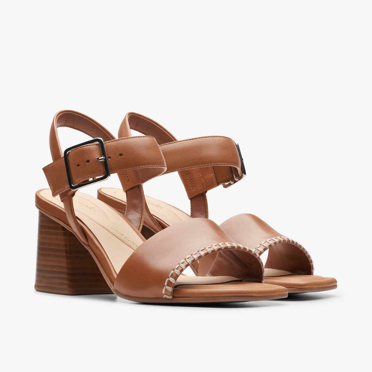 Siara 65 Buckle Tan Leather | Clarks discount