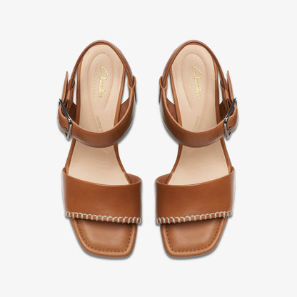 Siara 65 Buckle Tan Leather | Clarks discount
