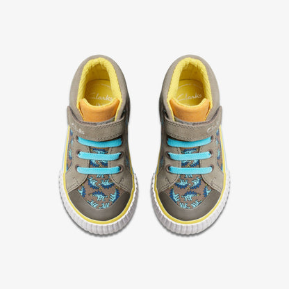 Foxing Roar Hi Toddler Sage Combination | Clarks discount