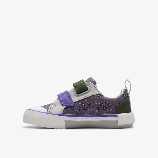 Foxing Steggy Toddler Grey Combination | Clarks Sale