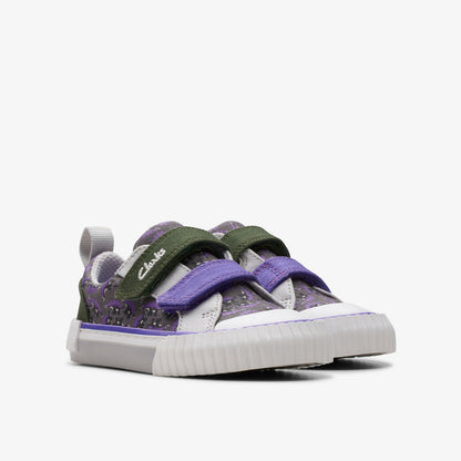 Foxing Steggy Toddler Grey Combination | Clarks Sale