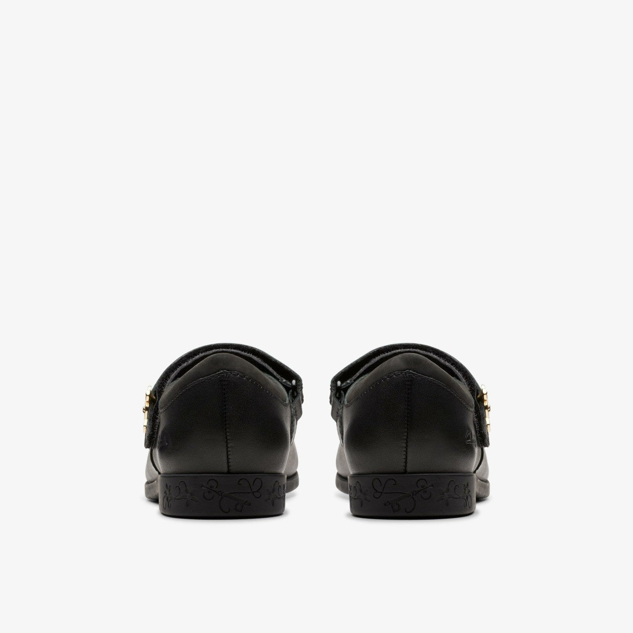 Lock Magic Kid Black Leather | Clarks on Sale