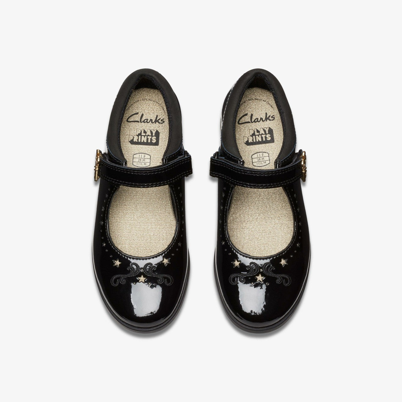 Lock Magic Kid Black Patent | Clarks for sale