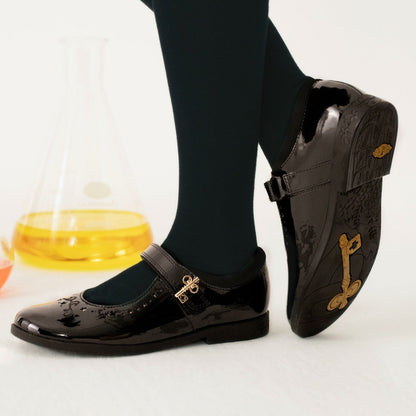 Lock Magic Kid Black Patent | Clarks for sale