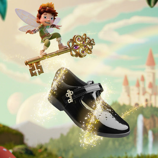 Lock Shine Kid Black Patent | Clarks online