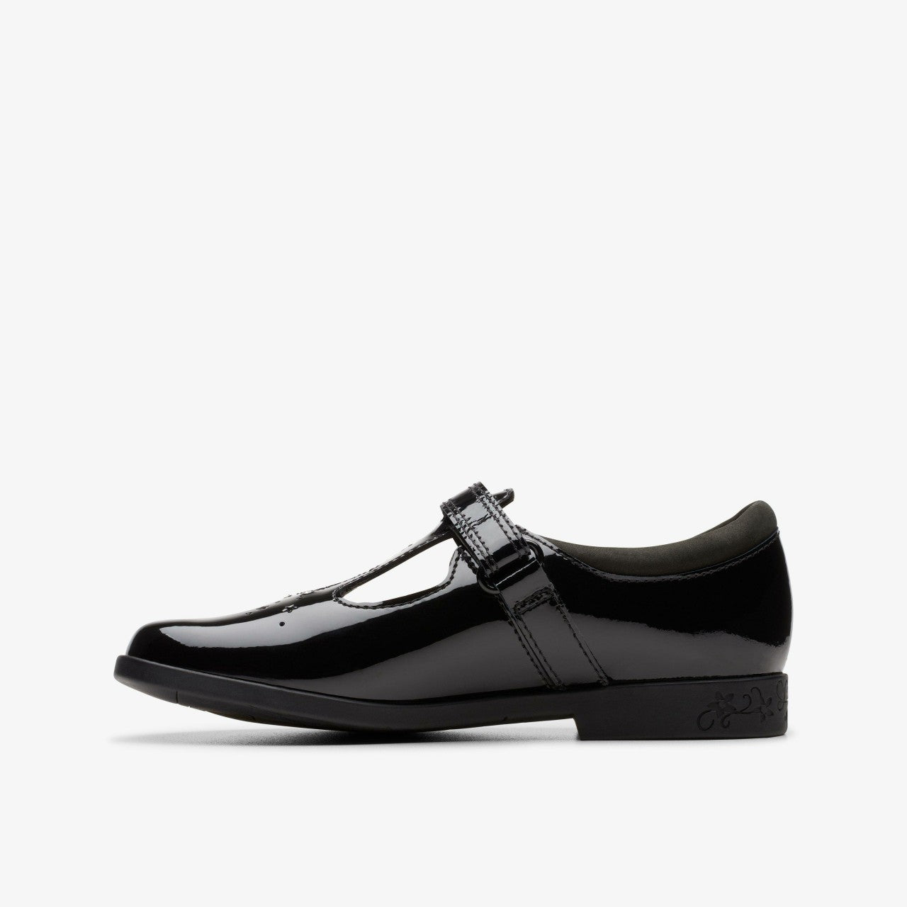 Lock Shine Kid Black Patent | Clarks online