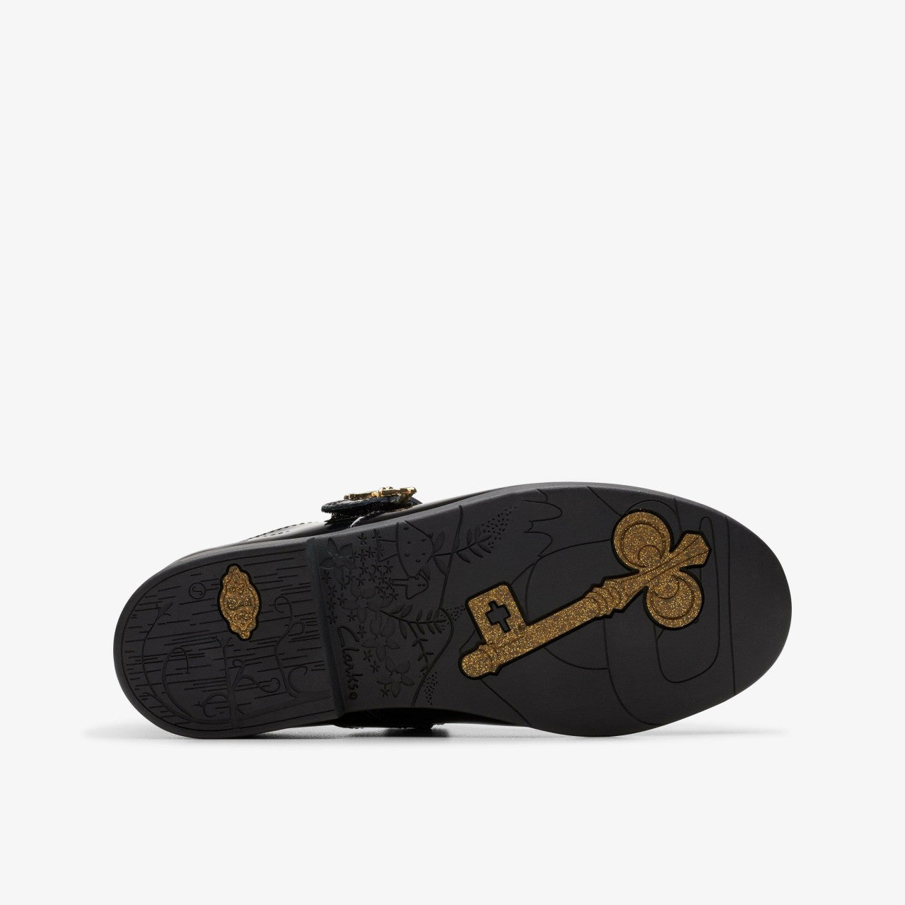 Lock Shine Kid Black Patent | Clarks online