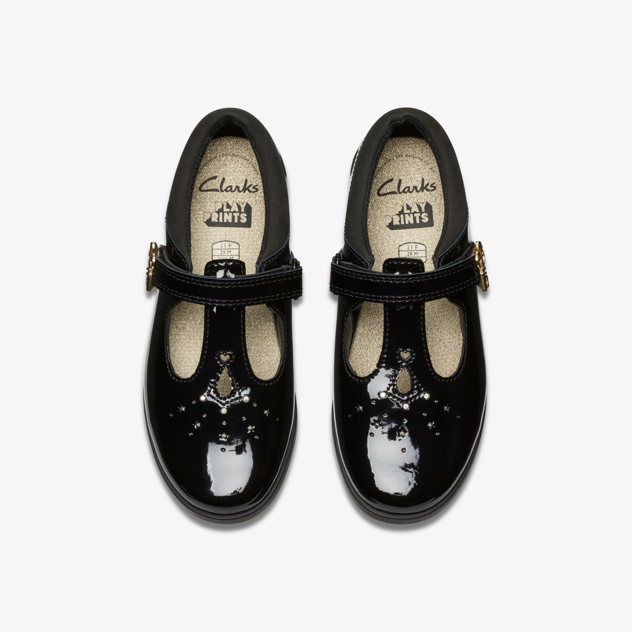 Lock Shine Kid Black Patent | Clarks online