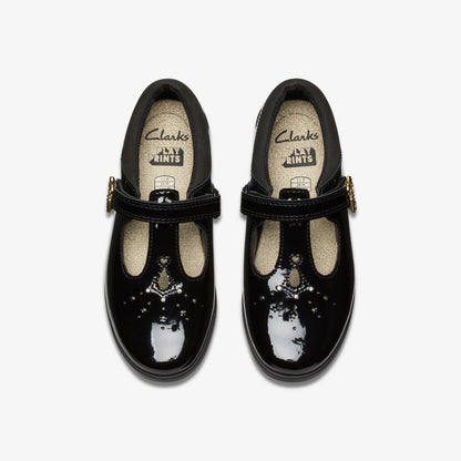 Lock Shine Kid Black Patent | Clarks online