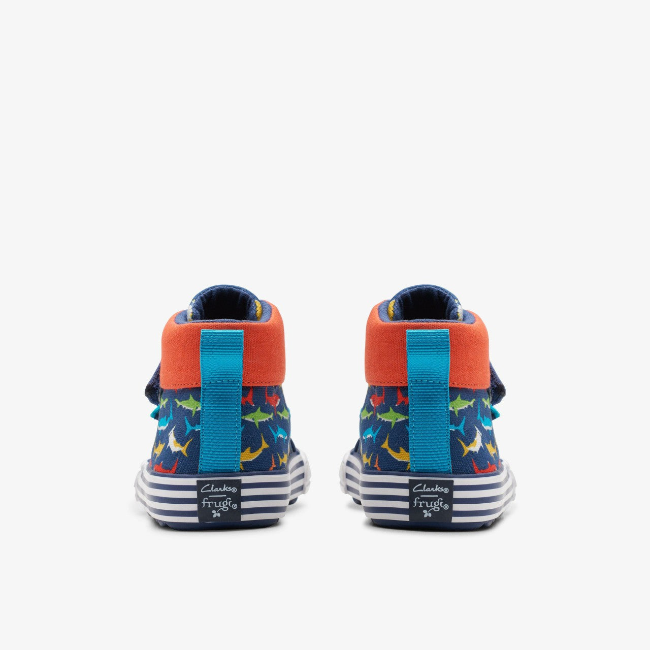 Foxing Save Hi Toddler Navy Print | Clarks for sale