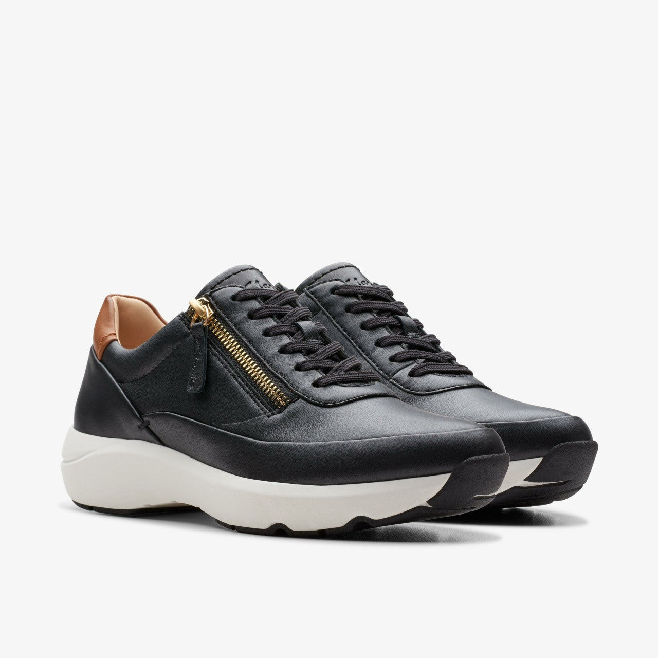 Tivoli Zip Black Leather | Clarks online
