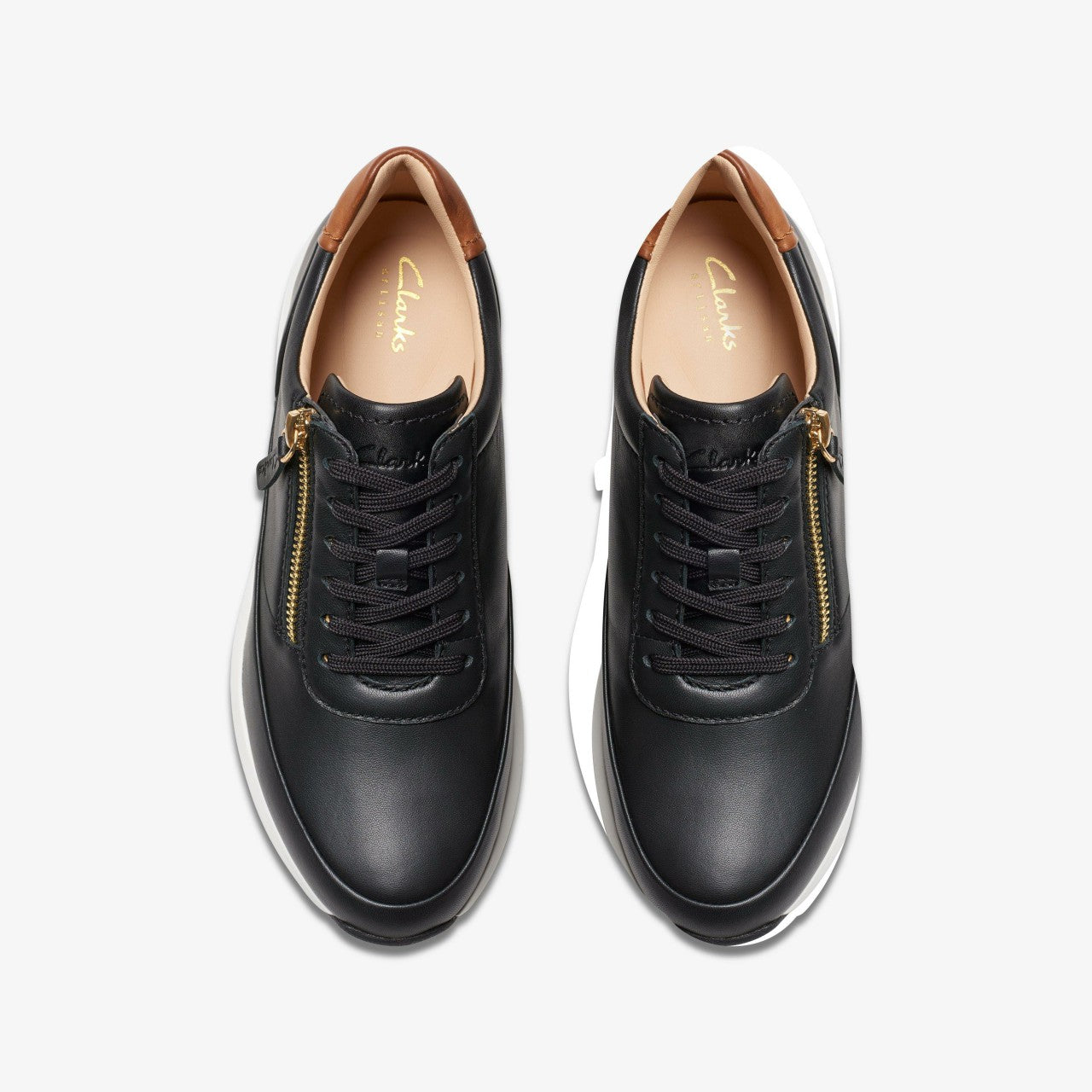 Tivoli Zip Black Leather | Clarks online