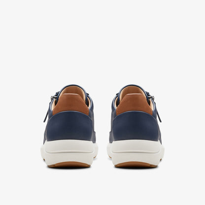 Tivoli Zip Navy Leather | Clarks outlet