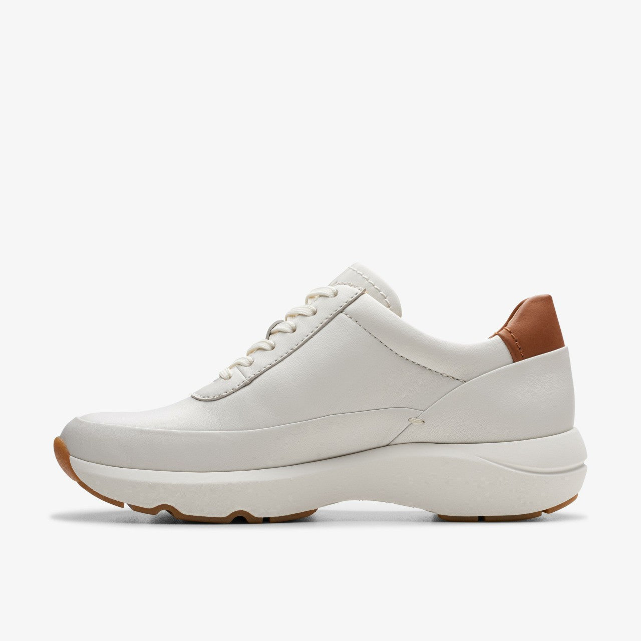 Tivoli Zip Off White Leather | Clarks discount