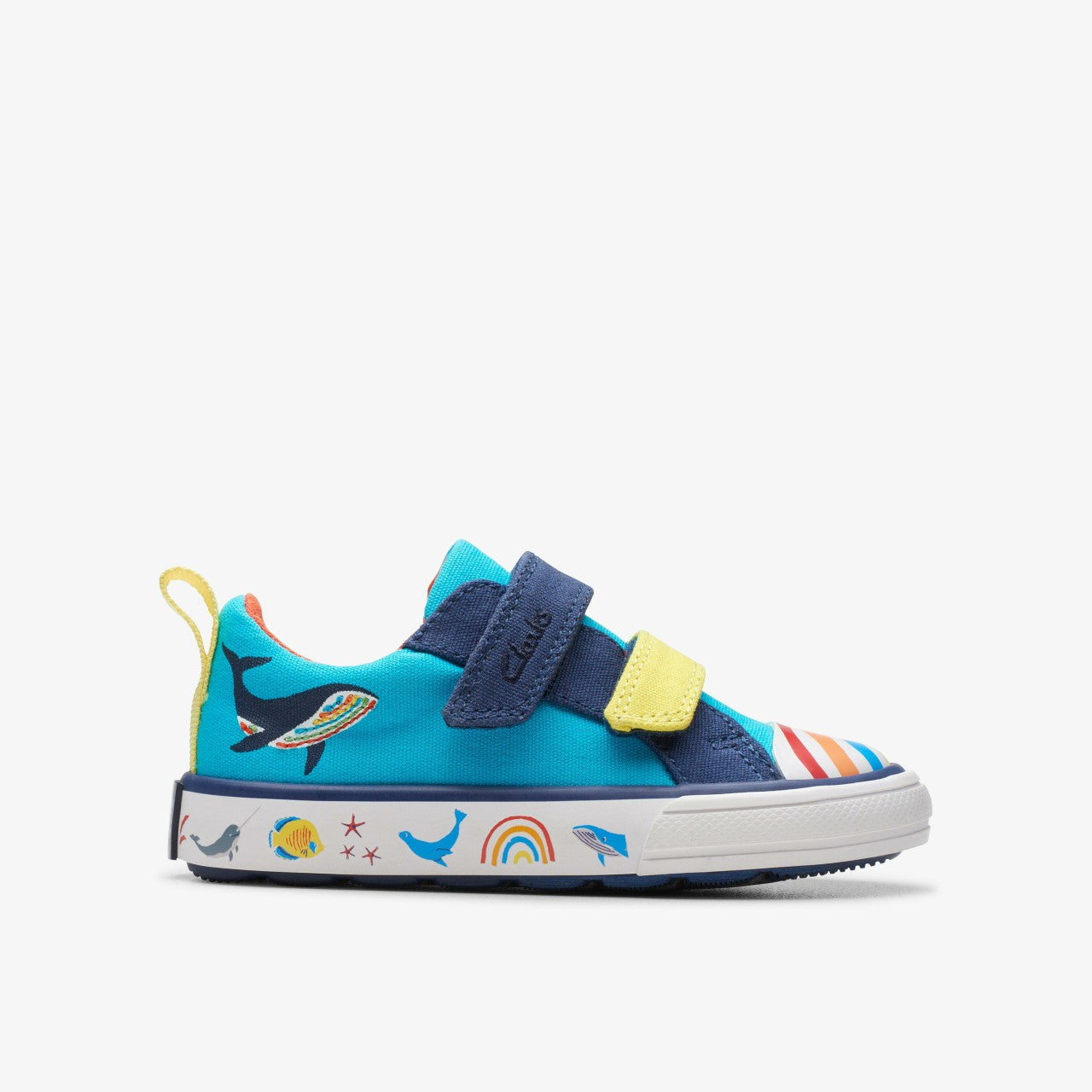 Foxing Ocean Toddler Blue Multicolour | Clarks online