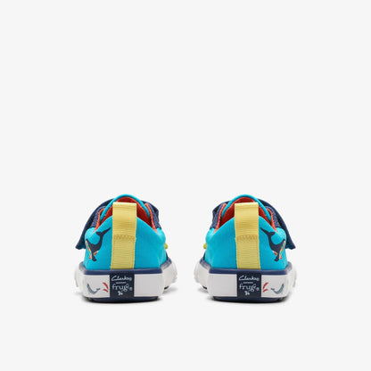 Foxing Ocean Toddler Blue Multicolour | Clarks online