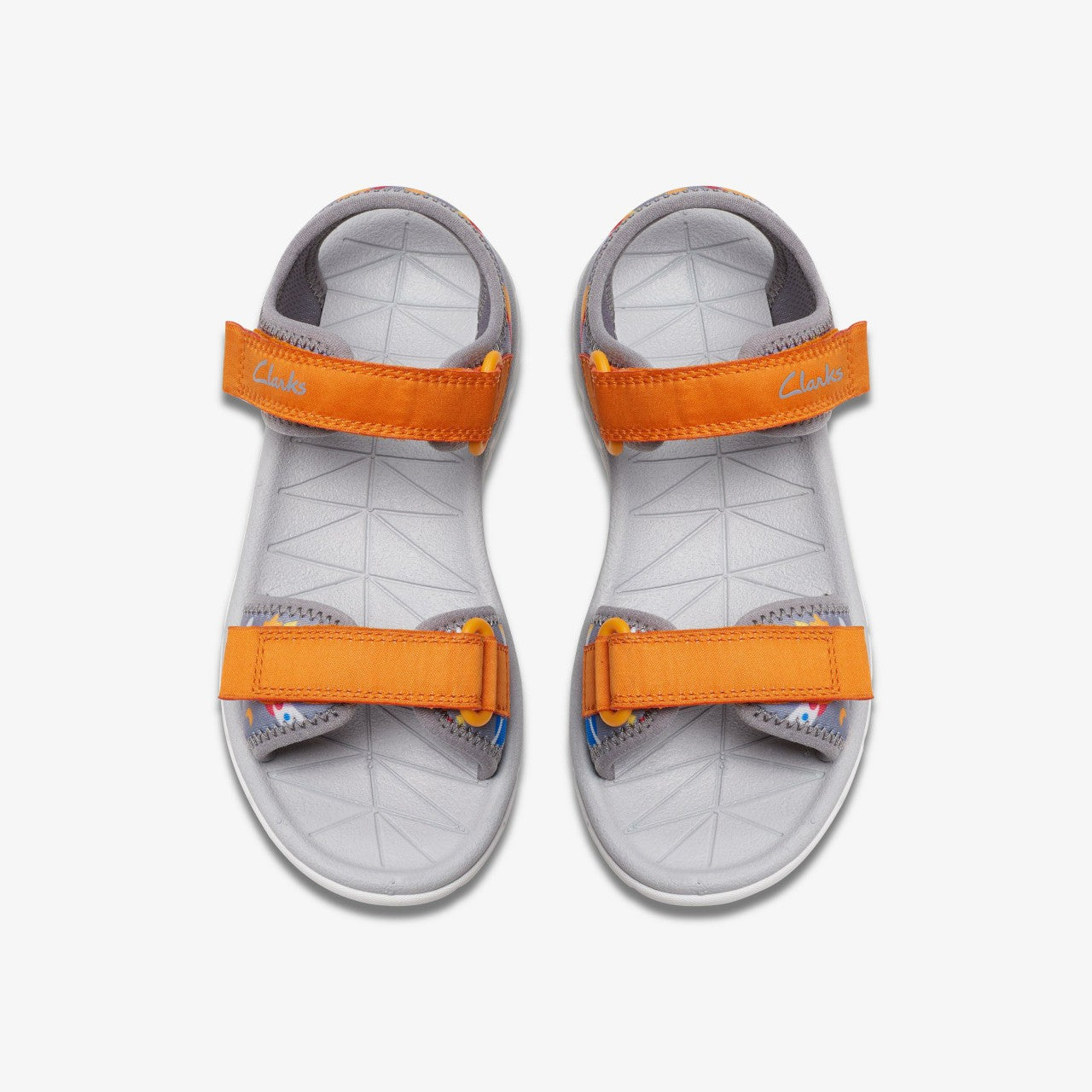 Surfing Tide Kid Grey/Orange | Clarks Sale