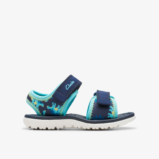 Surfing Tide Toddler Navy | Clarks Sale