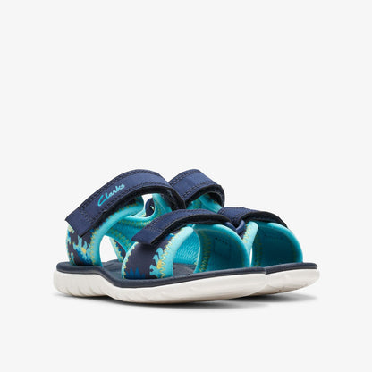 Surfing Tide Toddler Navy | Clarks Sale