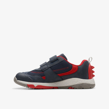 Steggy Tail Kid Navy | Clarks for sale