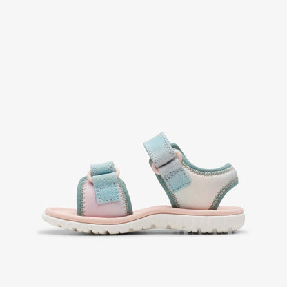Surfing Tide Toddler Pastel | Clarks for sale