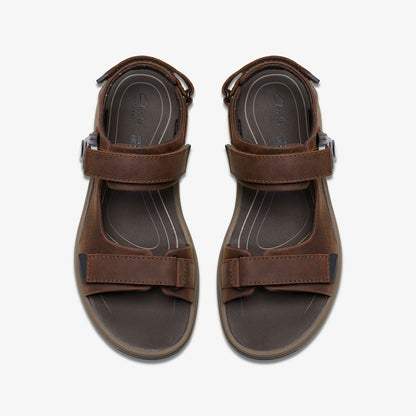 Saltway Trail Dark Brown Leather | Clarks discount