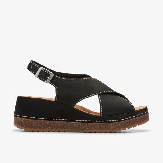 Kassanda Step Black Nubuck | Clarks discount