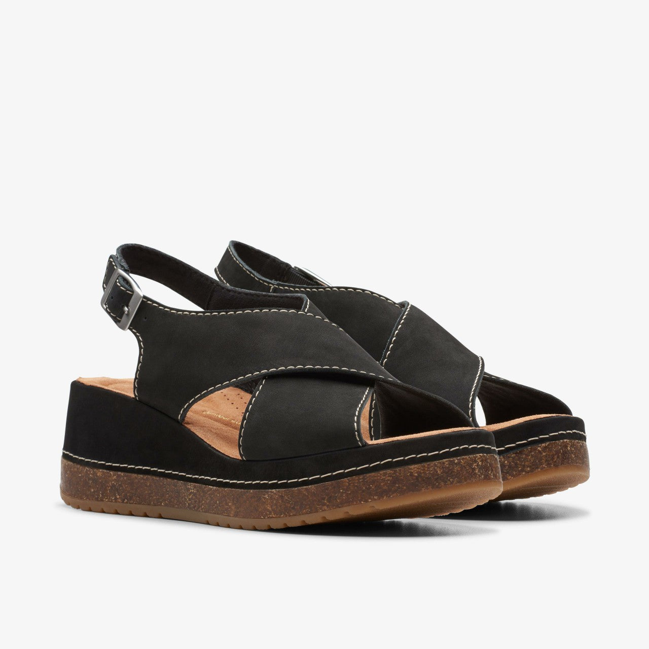 Kassanda Step Black Nubuck | Clarks discount