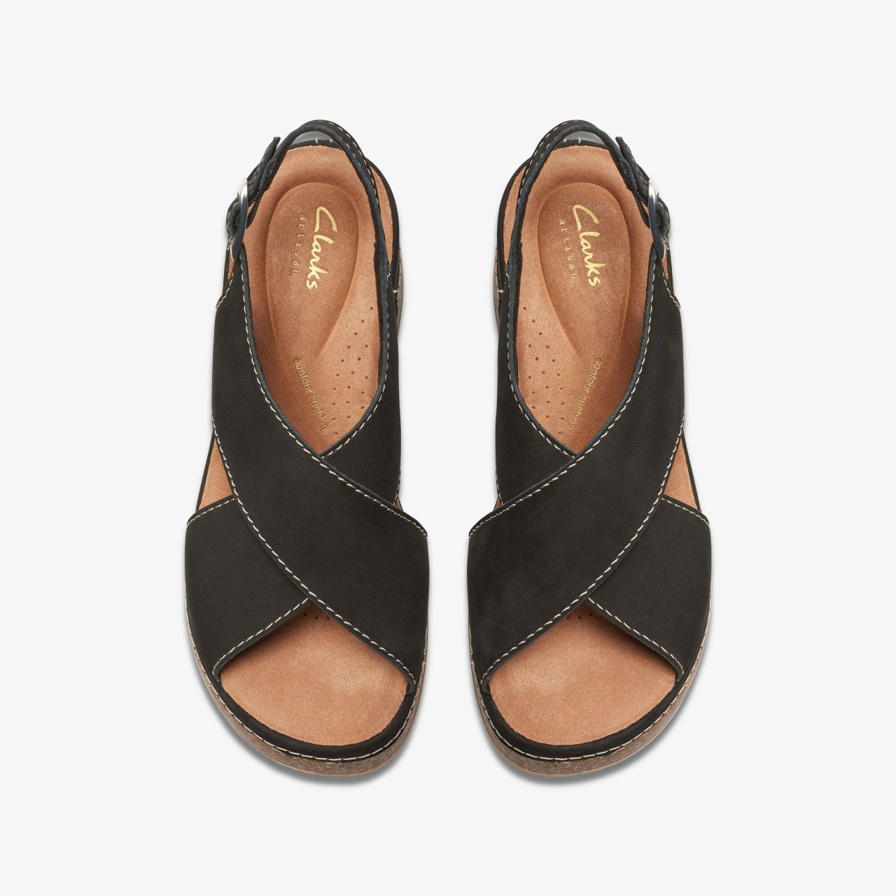 Kassanda Step Black Nubuck | Clarks discount