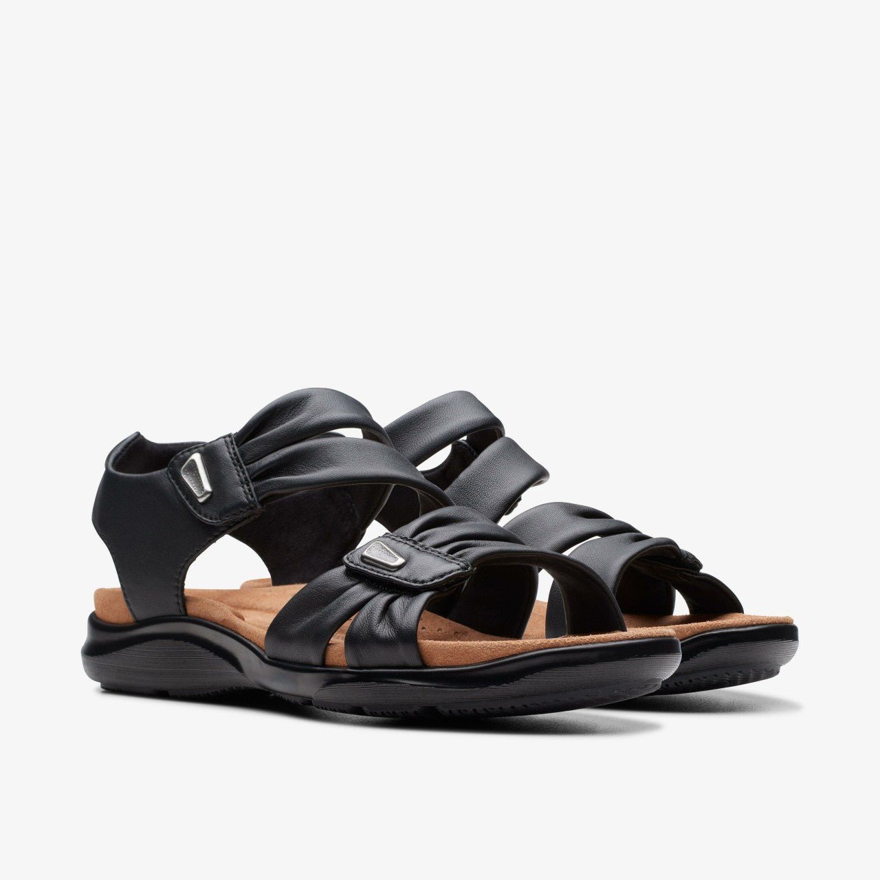 Kitly Ave Black Leather | Clarks discount