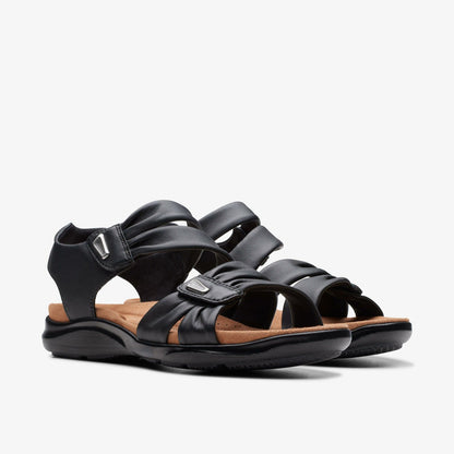 Kitly Ave Black Leather | Clarks discount